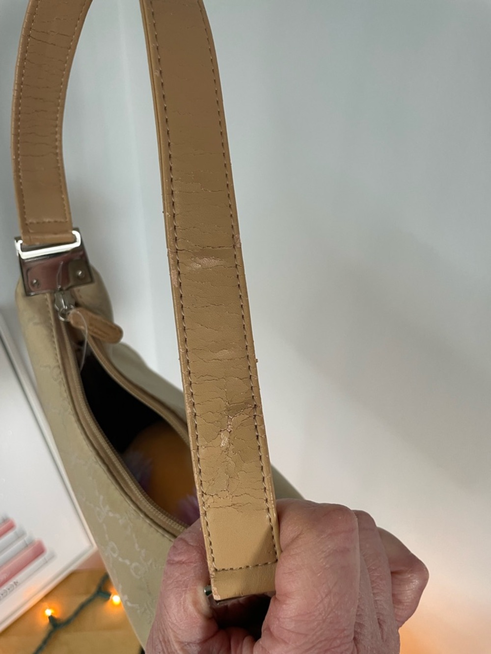 Rare Roberta di Camerino R-Logo Vintage Monogram Shoulder Bag Italy - Picture 11 of 13